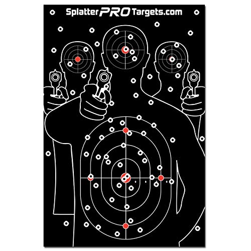 12x18 Splatter Targets. Shots Burst with a Bright Splatter Upon Impact. Instantly See Your Shots.