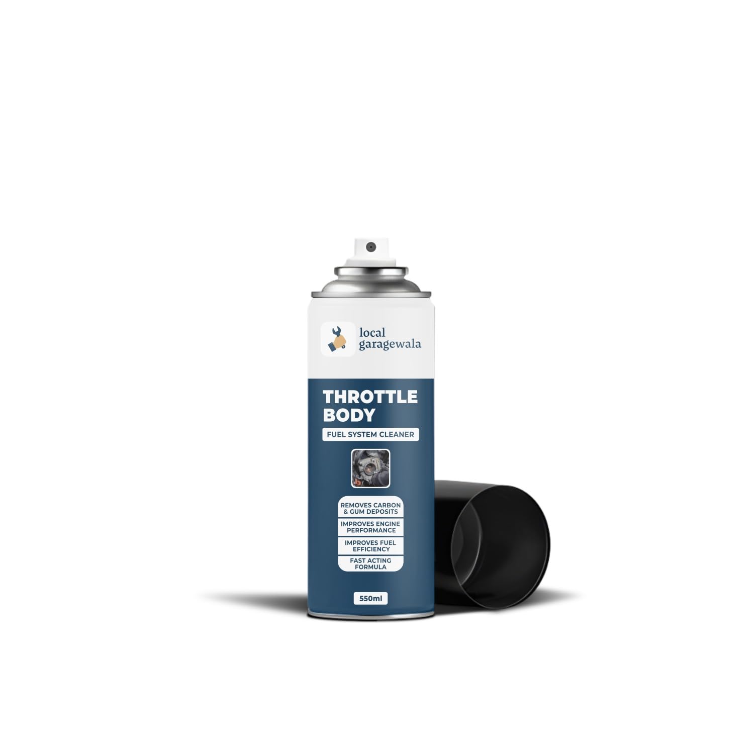 Local Garagewala Throttle Body Cleaner, 550ml, Fuel System Cleaner for Cars, Fast Acting Formula-image-47