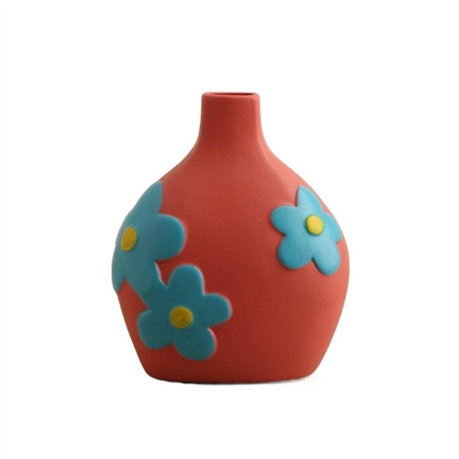Bzgpmfud D Vase Esktop Flower Painte Ceramic S Living Room Arrangements Creative Ecoration(D)