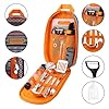 Camping Cooking Utensils Set- Camping Essentials Cookware Accessories Gear Must Haves Camper Tent Camp Kitchen Rv Gadgets Outdoor Stove Portable Picnic Gifts for Women BBQ Stuff (National Style) #3