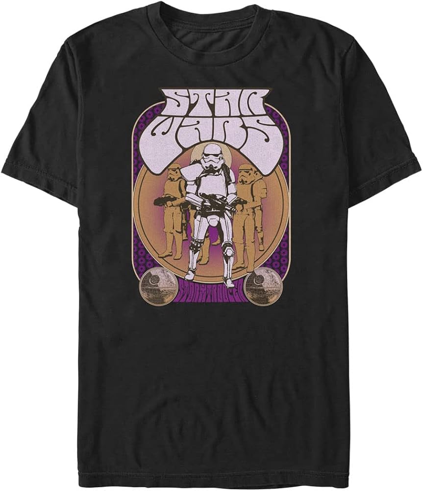 Star Wars - T-shirt con logo nera