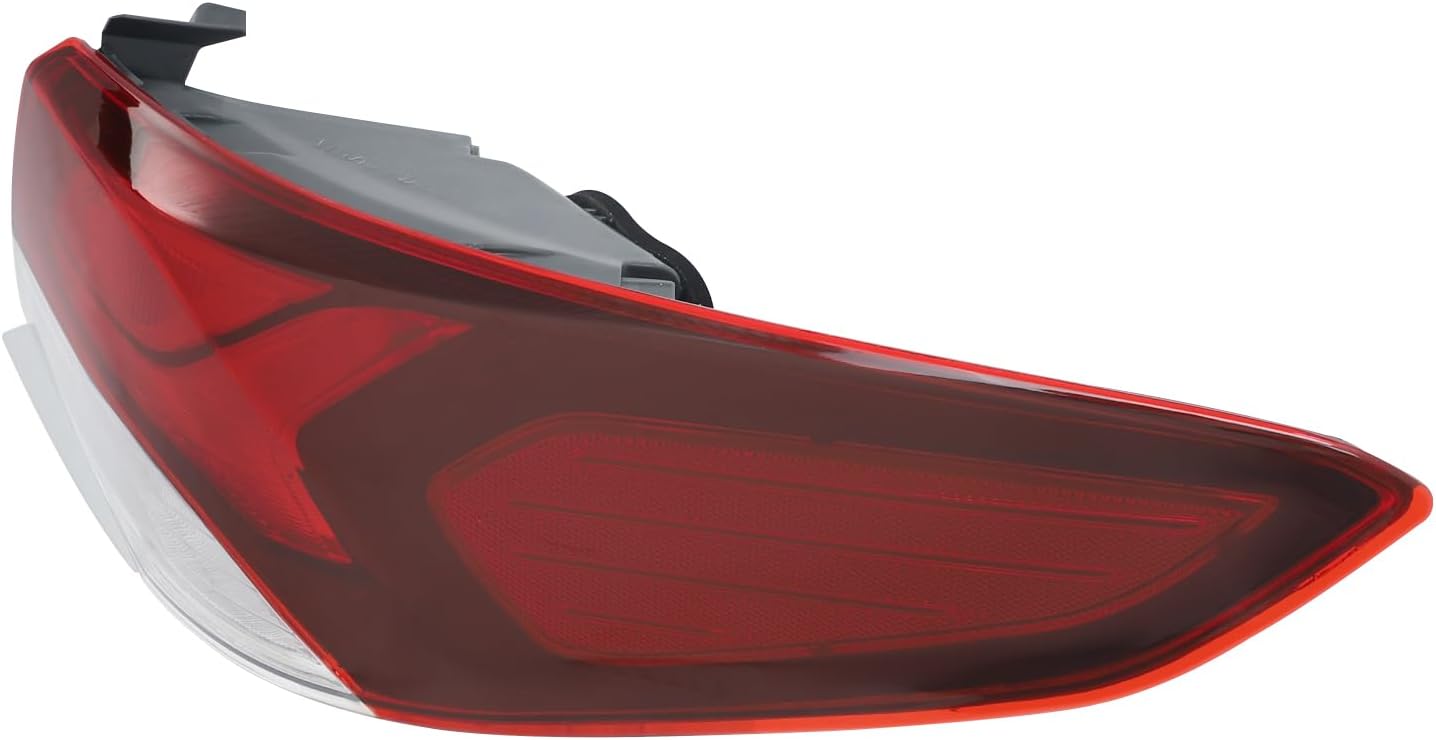 Right Tail Light Fits for 2018-2019 Hyundai Sonata(Only For Halogen Models), OEM 92402C2500(Passenger Side)