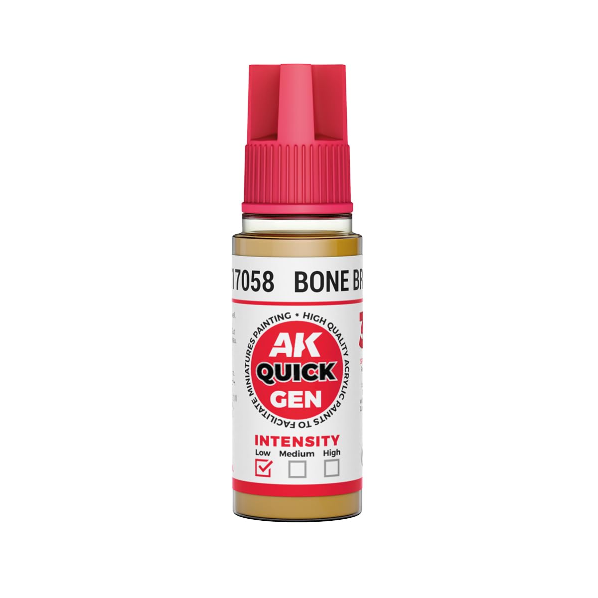 AK Interactive AK17058 - Generic Colors - Bone Brown (18ml) - New