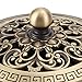 Pasamer Exquisite Workmanship Incense Burner, Not Fade Rust‑Proof Corrosion‑Resistant Copper Incense Burner, Office for Home