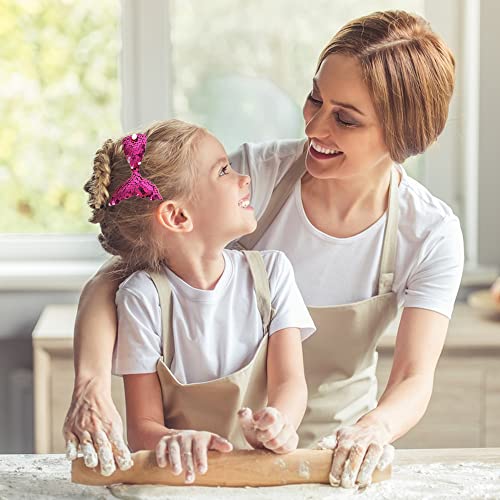 Vynyjoan 8Pcs Mermaid Tail Hair Clips Sequins Hairpins Sparkly Hair Accessories With Pearl For Girls Women #TOP2