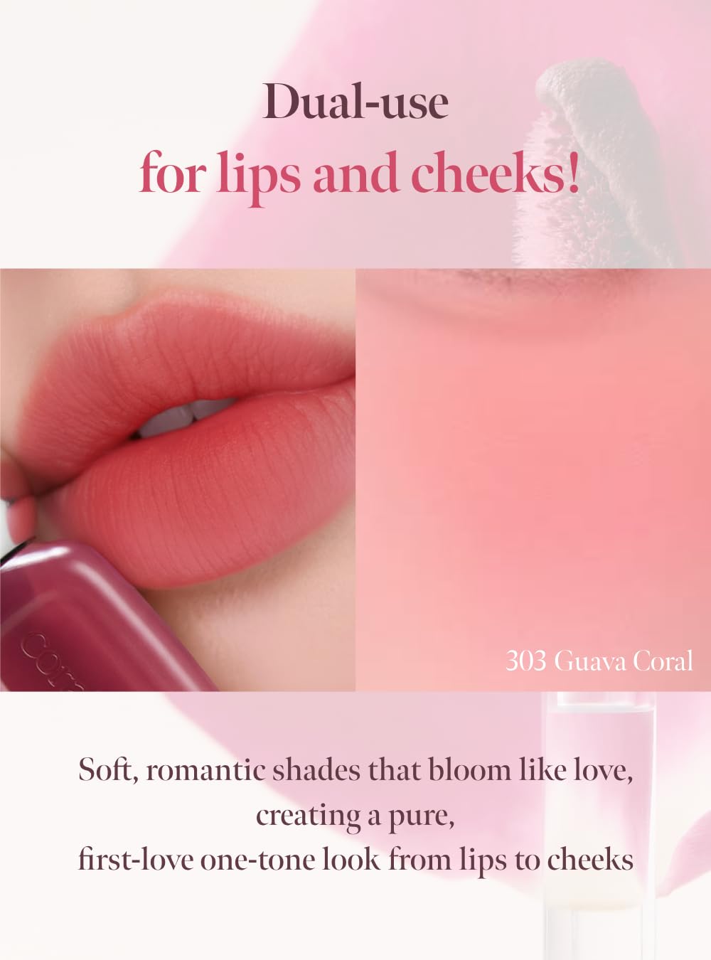 Bare Velvet Tint #301 Misty Petal 3g, Soft Matte Lip Tint, Creamy Tinted Lip Stain, Velvet Burring Tint, Long Lasting High Pigment, Weightless, 24H Hydration, Lip Makeup, Korean Beauty - Image 5