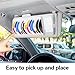TIESOME CD Case Holder for Car, DVD Vehicle Visor Storage Organizer Large Capacity CD Visor Case Car Sun Visor Organizer with 12 DVD Storage Sleeves 1 Mesh Pocket 1 Pen Holder and Elastic Strap (Grey)