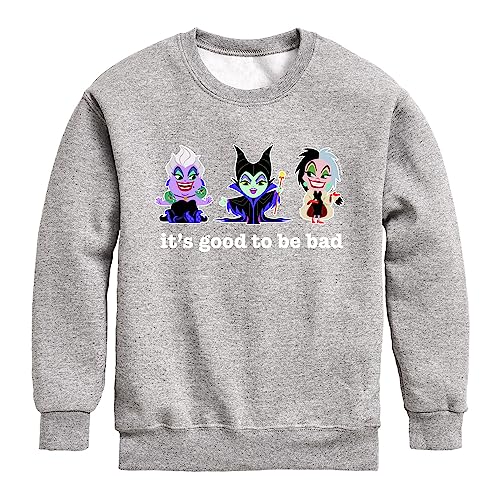 Disney Villains - It's Good to Be Bad - Toddler and Youth Crewneck Fleece Sweatshirt