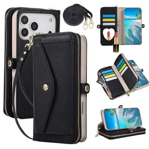 Étui iPhone Air antichoc avec portefeuille zippé pour ne plus perdre vos cartes
