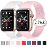 Correa a Medida para Ti : La correa para todos los versiones de Apple 42 mm 44 mm/38 mm 40 mm, y la correa es porosa, se puede ajustar de acuerdo con el tamaño de su muñeca.