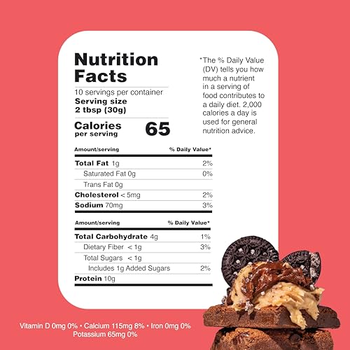 image for Twisted Dough Protein Cookie Dough, Brookie Flavor, 2 Pack, Healthy Sn