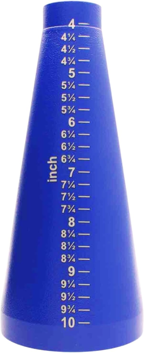 Aluminum Bracelet Gauge Sizer Measuring Tool for Jewelry Making Sizes 4 to 10 Inch Cone Mandrel