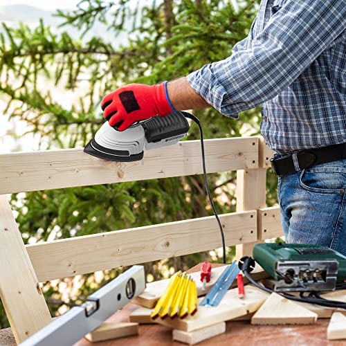 image for Bielmeier Detail Sander, Palm Sander with 12 Sandpapers and Dust Box,6