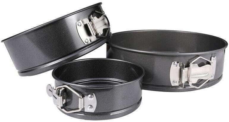 LKOP Springform Pan (4"/7"/9") Set,Non-stick Leakproof Round Cake Pan Bakeware Baking Cake pan cake pans Cake cheesecake pan cake pans sets for baking Baking pans sets nonstick cake pan