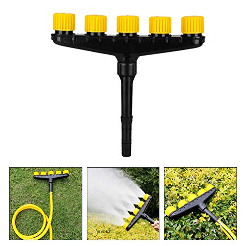 TEHAUX Sistema de irrigação coletor, temporizador de irrigação, válvula de água de jardim para mangu