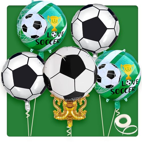 Ballons de football hélium Mylar fête thème sport anniversaire