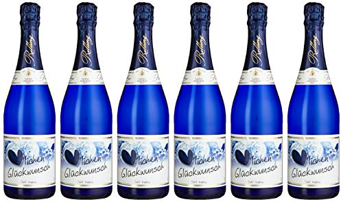 Rilling Saphir Herzlichen Glückwunsch Sekt trocken (6 x 0.75 l) Cover