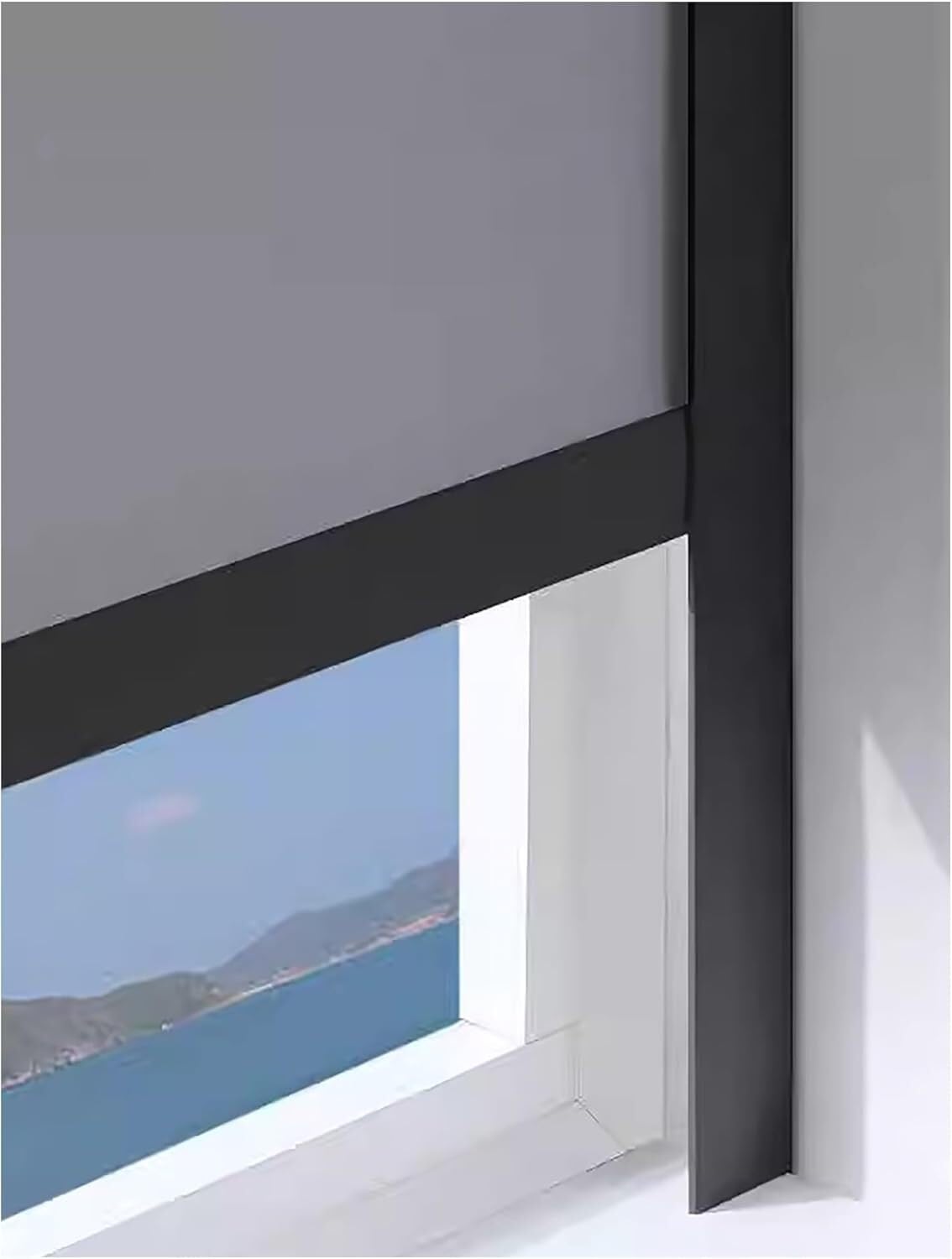 JvFbjLF L-shaped Blackout Blinds, Designed Specifically For Use In Bedrooms 1 Pc(B,40cm/15.7'')