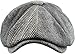 KBW-318 Gry L/XL Popular Classic Newsboy Gatsby Cabbie Ivy Ascot Hat Cap Collection Mens Fashion Wool (Large/X-Large, Gray)