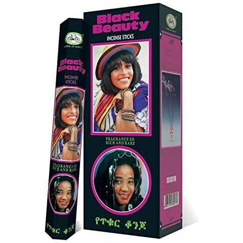 Cycle Brand Black Beauty Incense Sticks, 120 Sticks | 9" Inch Agarbatti Sticks with 40 Mins Burning time | Earthy, Charcoal Fragrance | Natural Fragrance for Puja & Meditation | 20 Sticks/Pack Cover