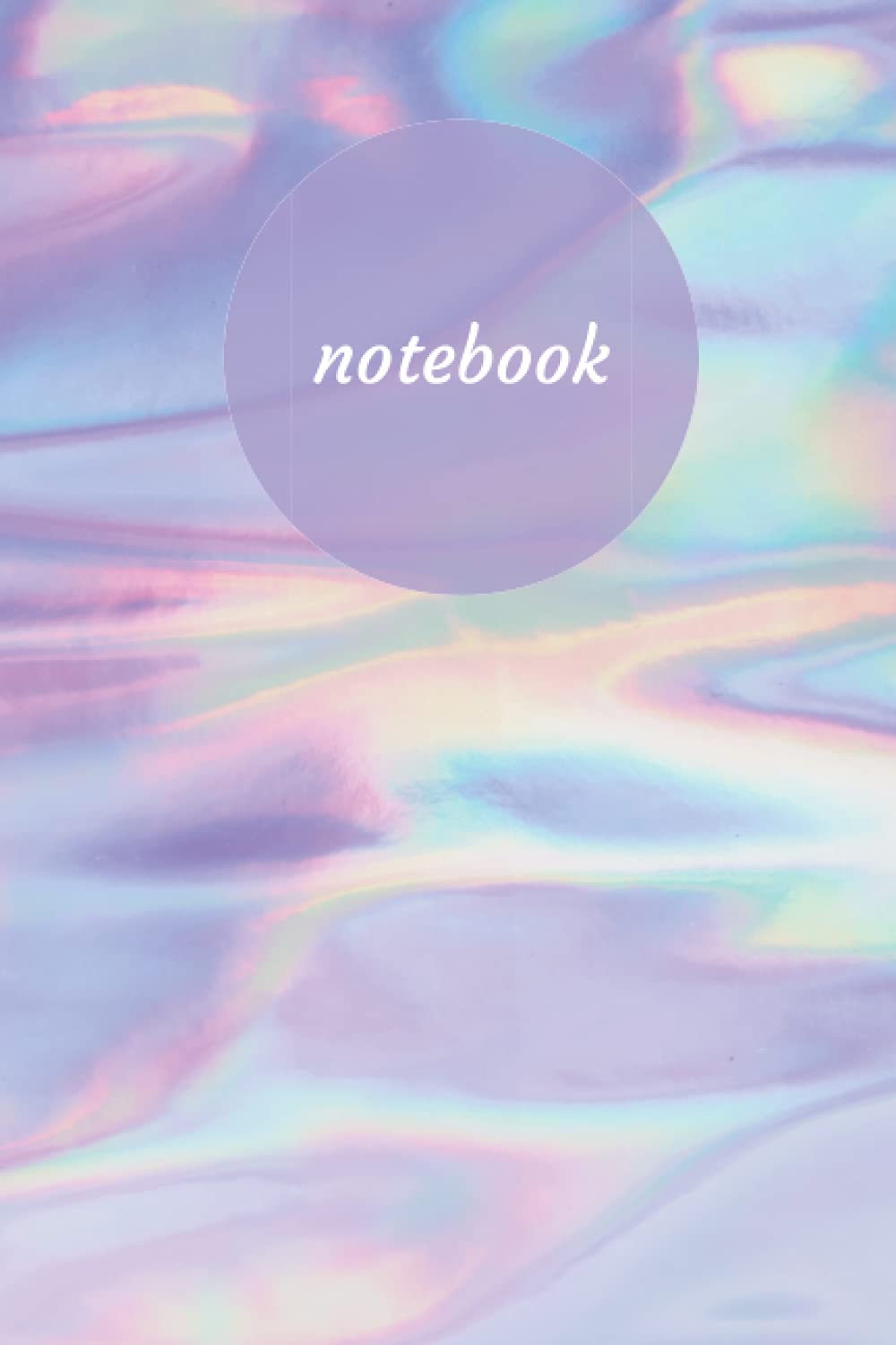 Holographic Style Notebook: A5 Paperback Notebook 192 Lined Pages