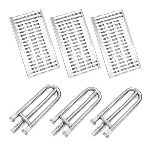 Meyafiny Ceramic Rod Radiant Tray for DCS Grill Parts Replacement Stainless Steel Grill Heat Plates Grill Burners Briquette Tray for 27DBQR DCS36 BGB36-BQARL DCS48 BGB48-BQARN DCS27FS-BQR