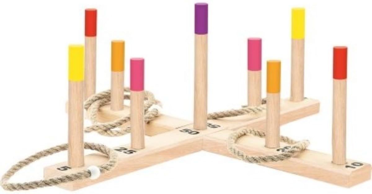Playwood Kutuda Ahşap Halka Atma Oyunu