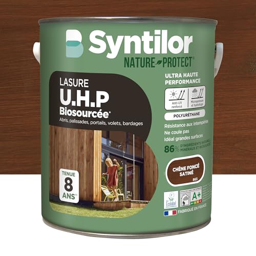 Syntilor - Lasure U.H.P. Biosourcée Chêne Foncé Satiné 1L
