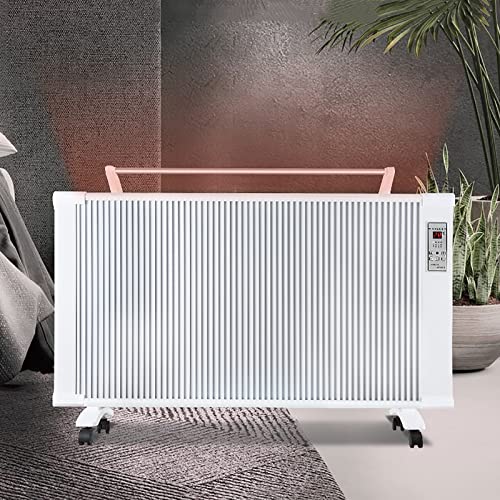 PBDEW Calentadores, Calentador eléctrico con termostato y protección contra sobrecalentamiento, Calentador convector con Rueda giratoria, Calentador eléctrico por inf