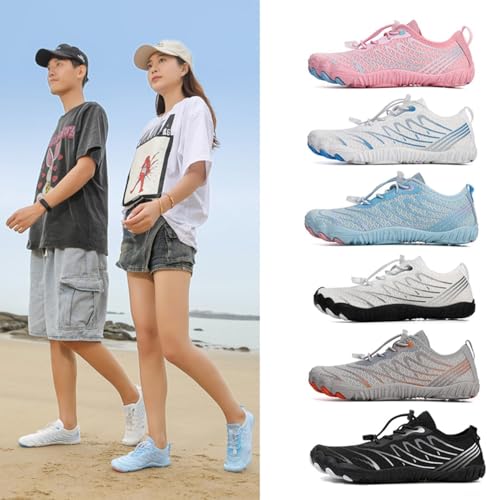 Grounding Shoes for Women and Men, Barefoot Hiking Shoes, Zero Drop Sole, Wide Toe Box Quick-Dry Trail Running Sneakers (11.5-12,906 Black) 6