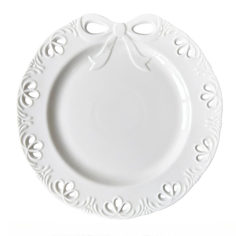 Dinner Plate Dessert Cake Hotel Breakfast Relief Ceramic Snack Soup Pasta (Style A)