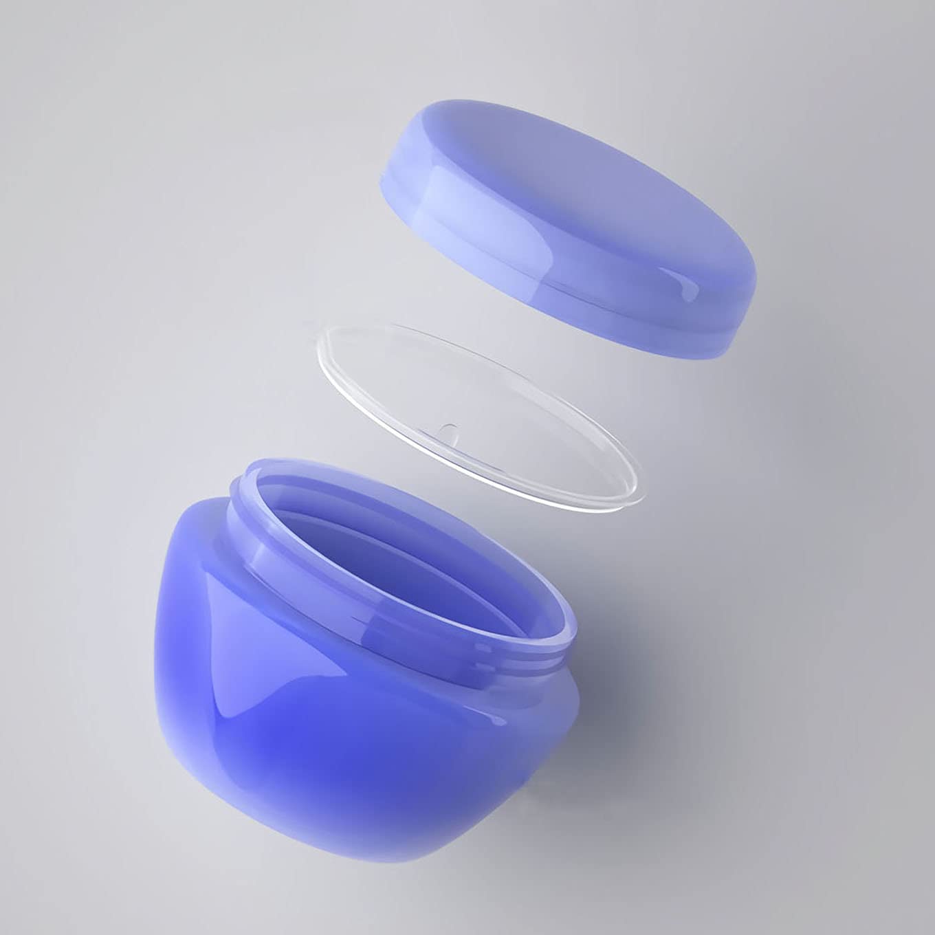 Mini Pots En Plastique Transparent 10ml Avec Couvercle Vert - Parfait Pour Cosmétiques Maison, Baumes à Lèvres Et Parfums Solides