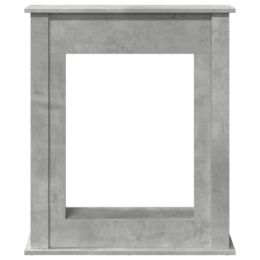 vidaXL Obudowa kominka, szarość betonu, 75x20x87,5 cm, obudowy kominków, rama kominka, zabudowa kominka, kominek, gzyms do kominka, dekoracja kominka