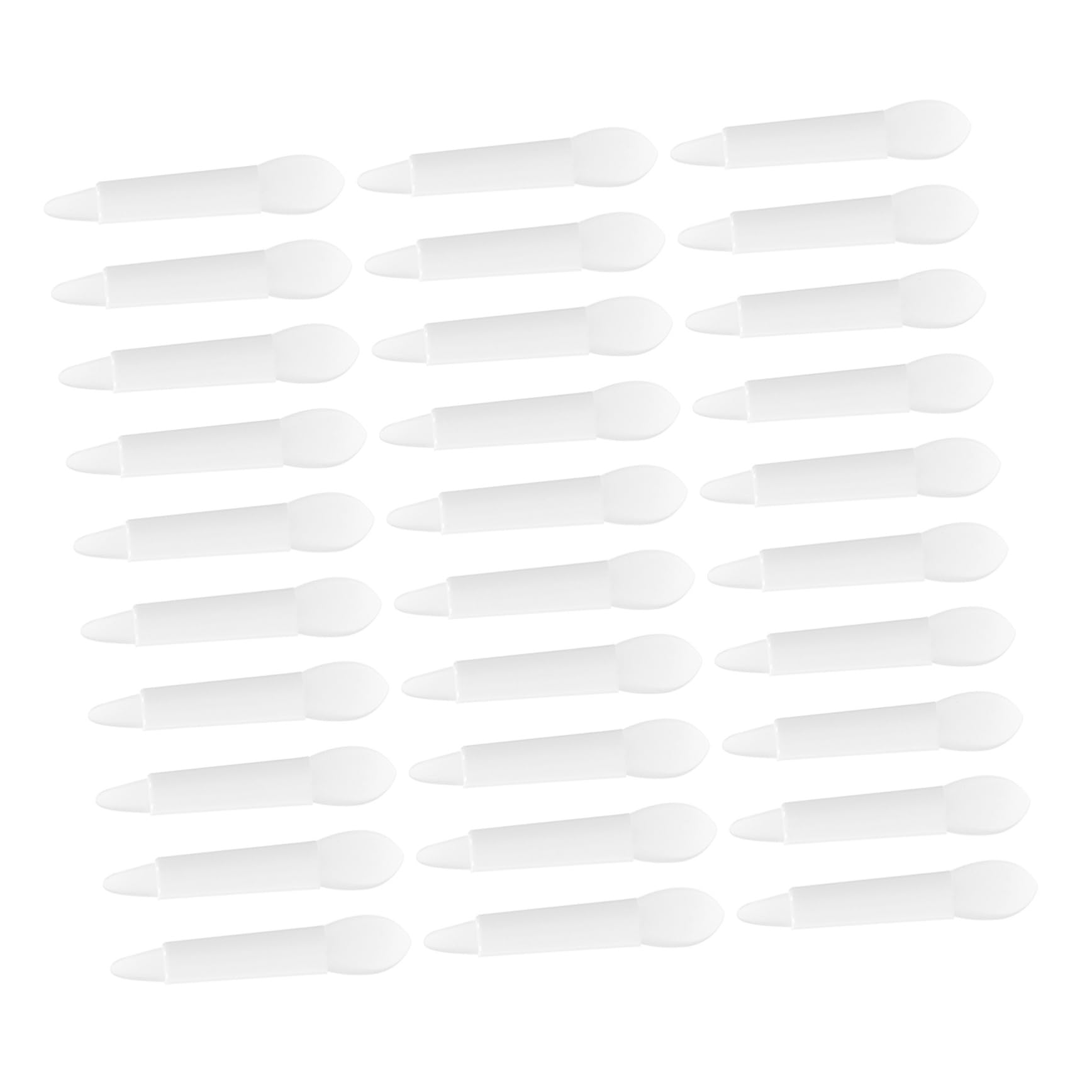 FRCOLOR Silicone Lip Brush 30pcs Makeup Brush Set Lipstick Pen Lip Mask Applicator Travel Size Easy to Carry