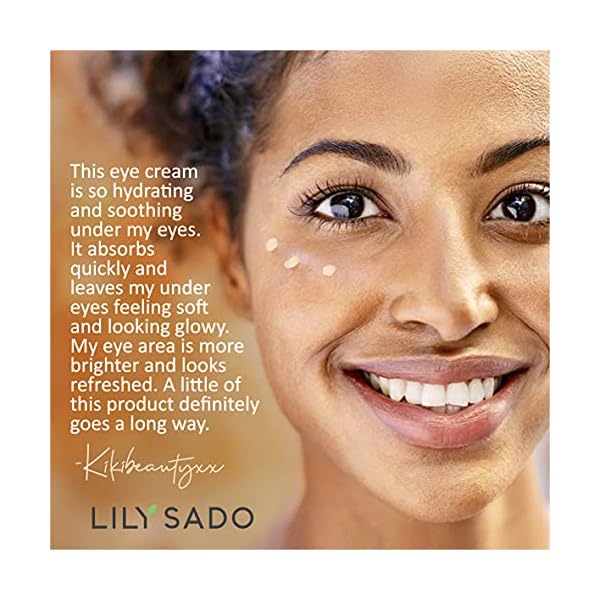 LILY-SADO-Caffeine-Eye-Cream-Potent-Anti-Aging-Skin-Repair-Eye-Gel-with-Green-Tea-Matcha-Arabica-Coffee-Vitamins-C-B5-E-Collagen-Peptides-Reduces-Wrinkles-Under-eye-Circles LILY SADO TEA+C™ CAFFEINE EYE CREAM - Anti-Aging Vegan Natural Eye Repair Moisturizer w Arabica Coffee Beans & Green Tea Matcha - Prevents Under-eye Wrinkles, Puffiness, Eye Bags