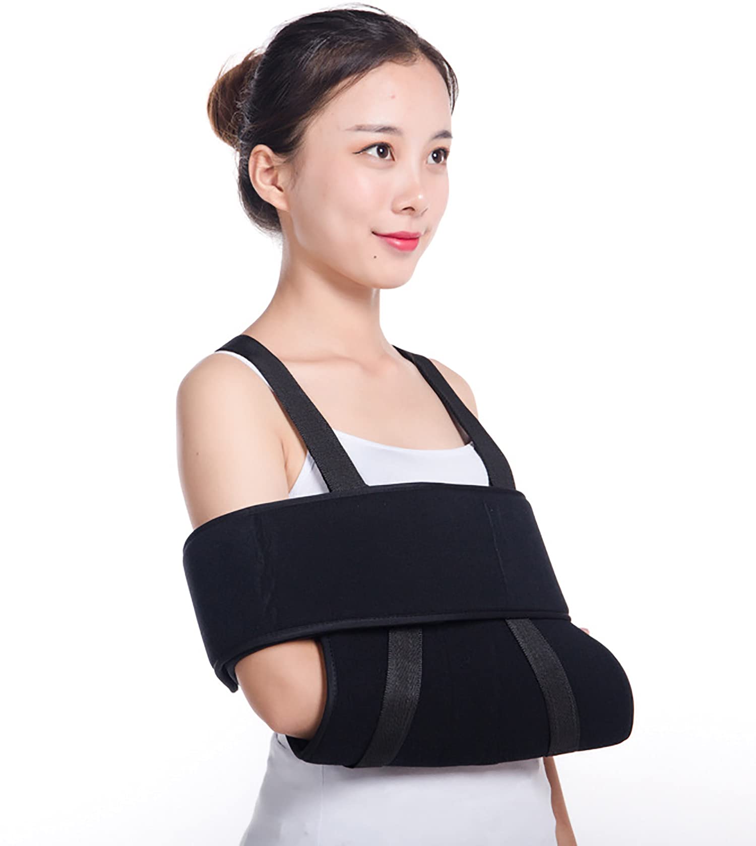 Cabestrillo para Brazo, inmovilizador de Hombro, para fracturas rotas, dislocación de Huesos, esguinces, esguinces y desgarros, Talla única Unisex.
