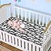 Black and White Military Salmon Cooling Baby Mattress Protector Crib 28