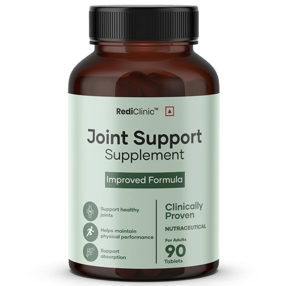 RediClinic Joint Support Supplements with Glucosamine and Chondroitin | For Joint Strength, Mobility, and Flexibility - 90 Tablets-picture-20