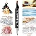 Zekkai Marker Pen Colores Rotuladores Graffiti 80 Colores Rotuladores de Doble Punta,...