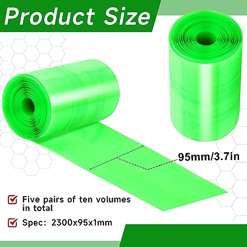 Datanly 6 Rolls Fat Bike Tire Liner for 29 x 4-5 Inch Bike Tires Puncture Resistant TPU Liner Longer Lasting Protector for Mountain and Road Bicycle