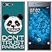 Produktbild PhoneNatic Case kompatibel mit Sony Xperia XZ Premium Silikon-Hülle Crazy Animals Panda M2