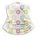 Produktbild WlQshop Doughnut Pattern Neck Warmer Scarf Gaiter Schlauchschal Bandanas For Dust Cold Weather Winter Outdoors Festivals Sports For Men And Women
