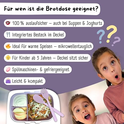 Boîte repas enfant sans BPA pour préserver la santé à l'école - 6