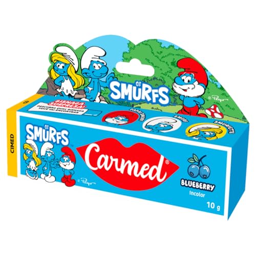 Carmed Smurfs Blueberry Incolor Surpresa Protetor Hidratante Labi...