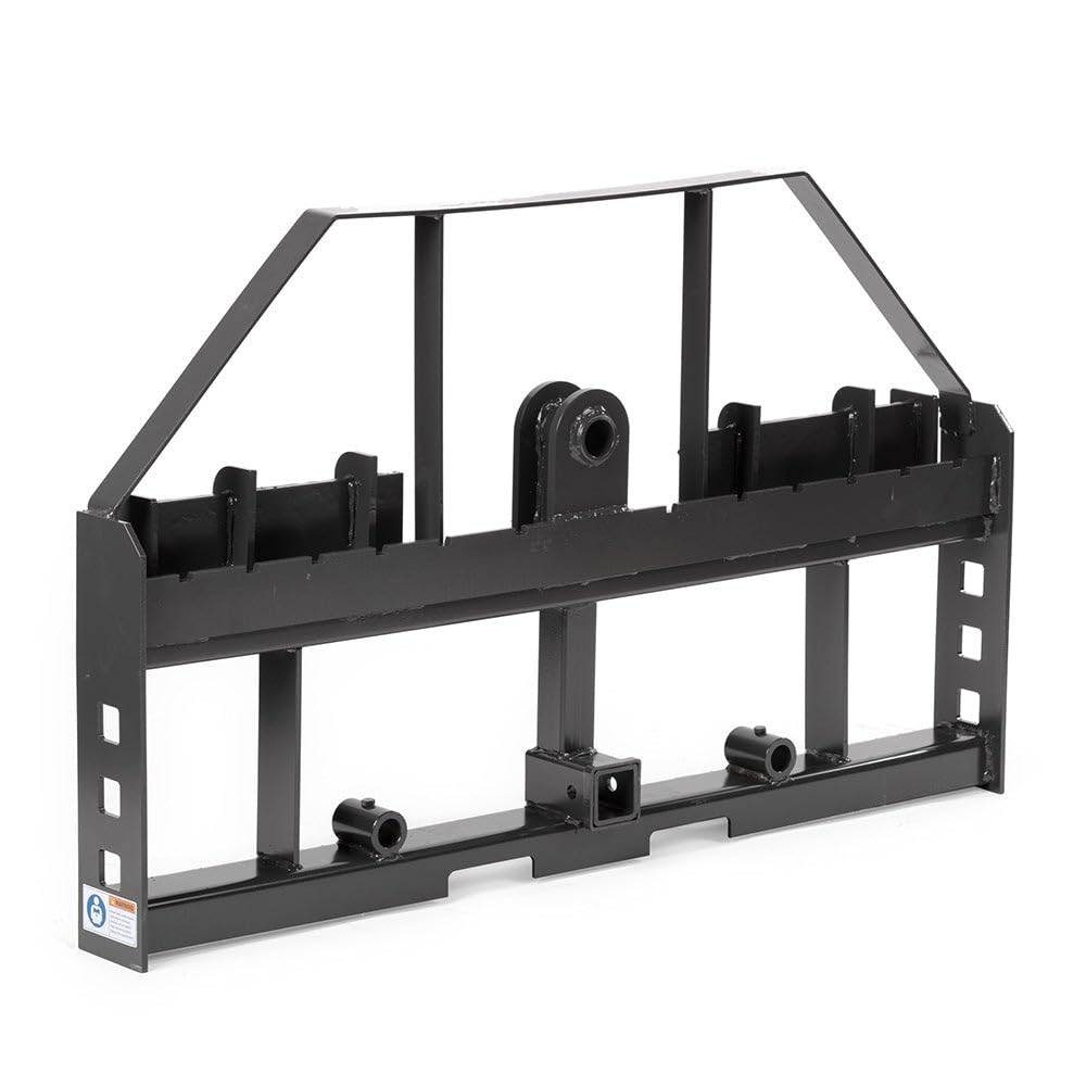 ((SIMILAR )) Titan Attachments Standard Series Pallet Fork Frame, Quick Tach Connection for Skid Steers, Tractors, Optional Pallet Fork Blades, Hay Spear Sleeves Included, 2" Receiver Hitch, Rated 4,000 LB