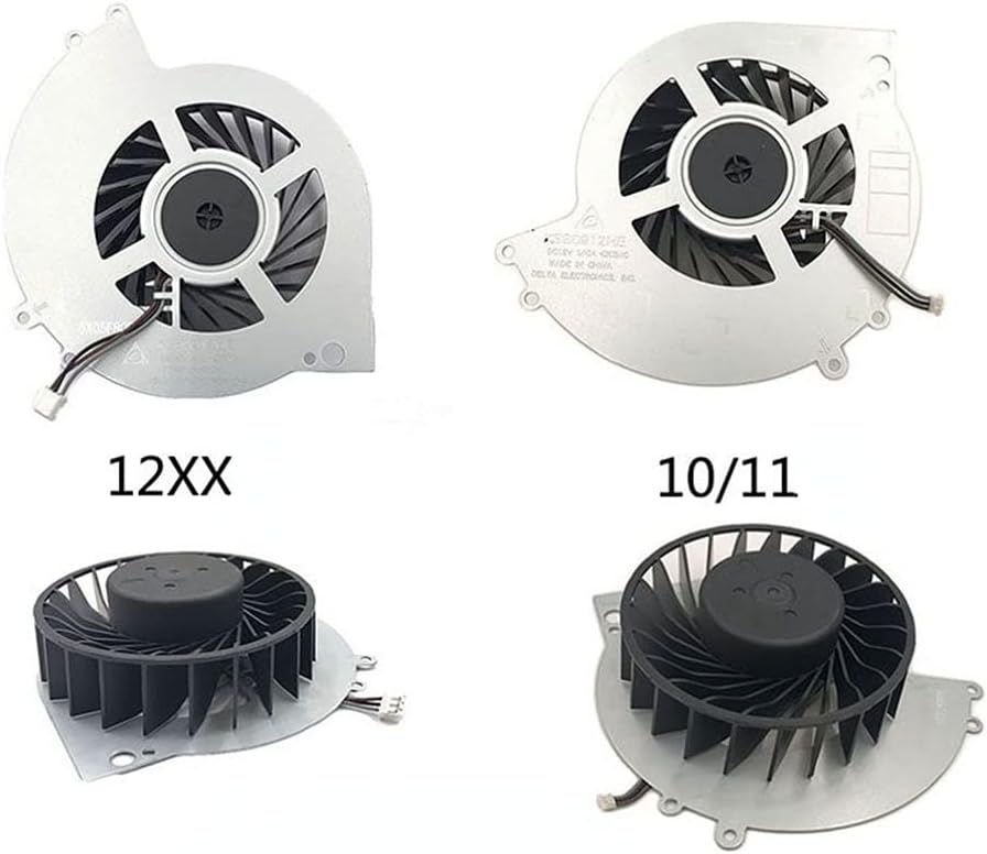 Replacement Fan for PS4 Slim CUH2016A B Internal Cooling Fan for PS4 Slim PRO 1000 1100 1200 2000 Repair Parts (for PS4 1000)