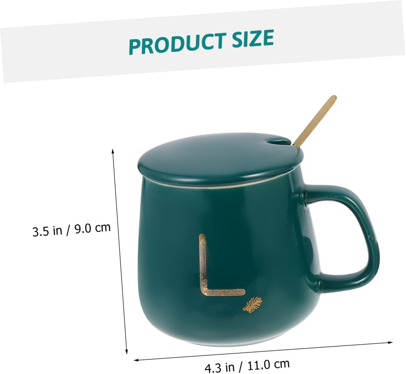 USB Thermostatic Ceramic Cup Warmer for Coffee and Milk Creative Heating Pad with Gravity Sensor Portable Mug Warmer for Office and Home Use Green