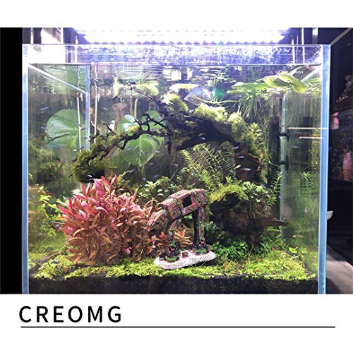 Fish Tank Decorations, Multi Design Optional, Resin Aquarium Ornament, Creative Betta Fish Hide Cave For Aquarium Decorations, Wine Barrel，Robot Dog, Wood House, Castle, Hobbitor More #TOP5