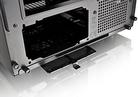 Thermaltake Core V21 SPCC Micro ATX, Mini ITX Cube Gaming Computer Case Chassis, Small Form Factor Builds, 200mm Front Fan Pre-installed, CA-1D5-00S1WN-00 Black