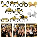 Roaring Good Time 2026 Frohes Neues Jahr Partyzubehör 2026 Fotostand Requisiten Neujahr Stirnband Silvester Partyzubehör Fotostand Requisite
